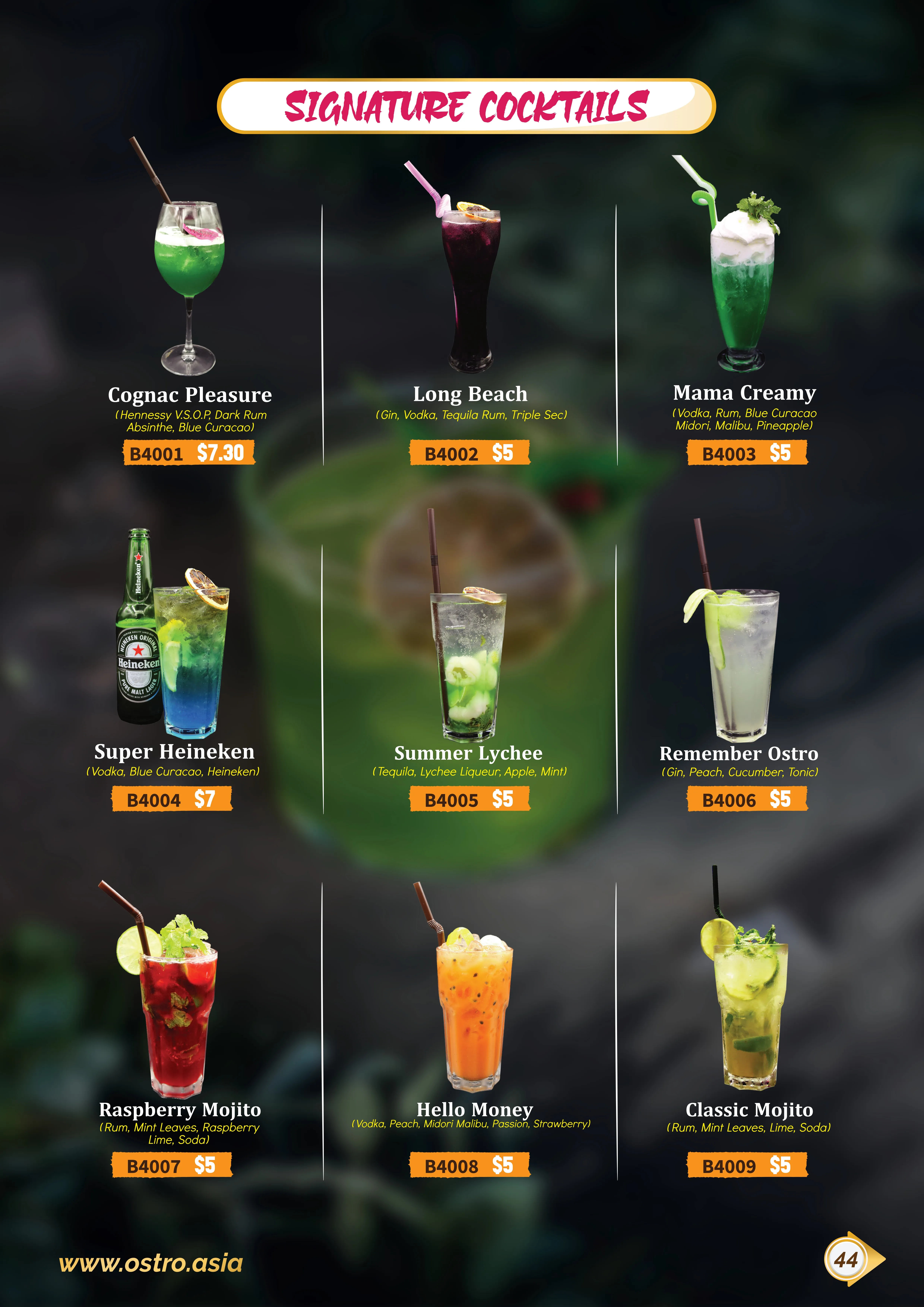 Drinks Menu 14
